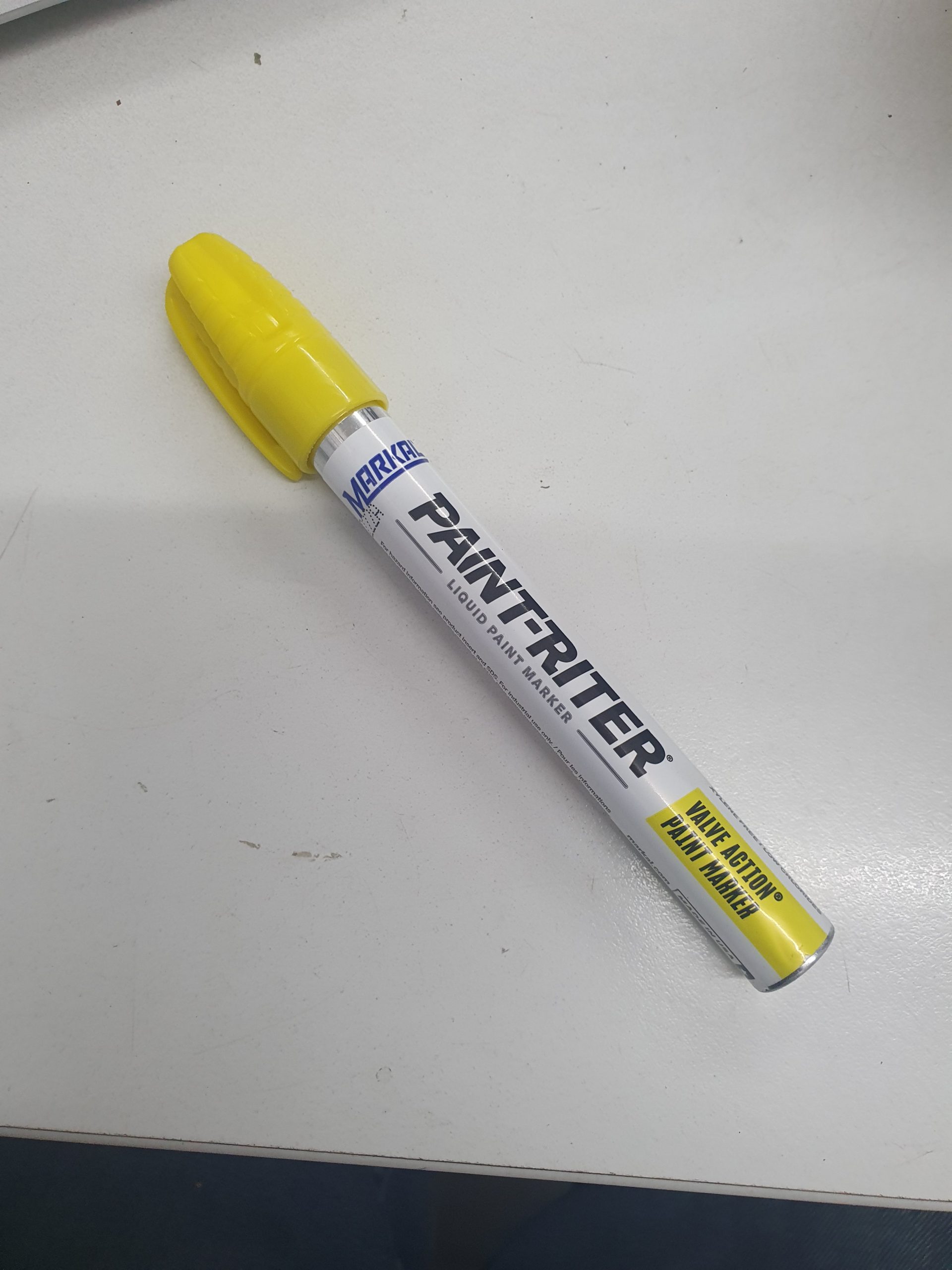 MARKAL Paint-Riter + Safety Liquid Paint Marker, Yellow at Tractor